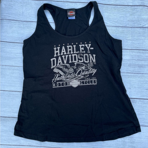 Harley-Davidson Tops - Harley-Davidson Black Sleeveless Tank Top